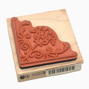 Inkadinkado Floral Corner Stamp
